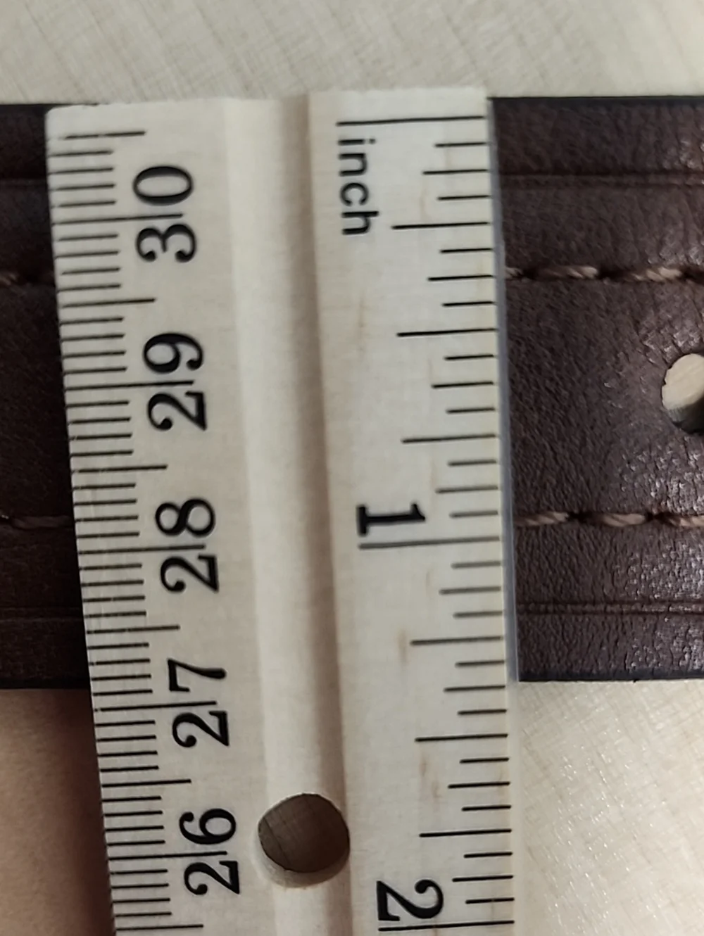 Levi's Brown Leather Belt with Metal Buckle. L 38-40